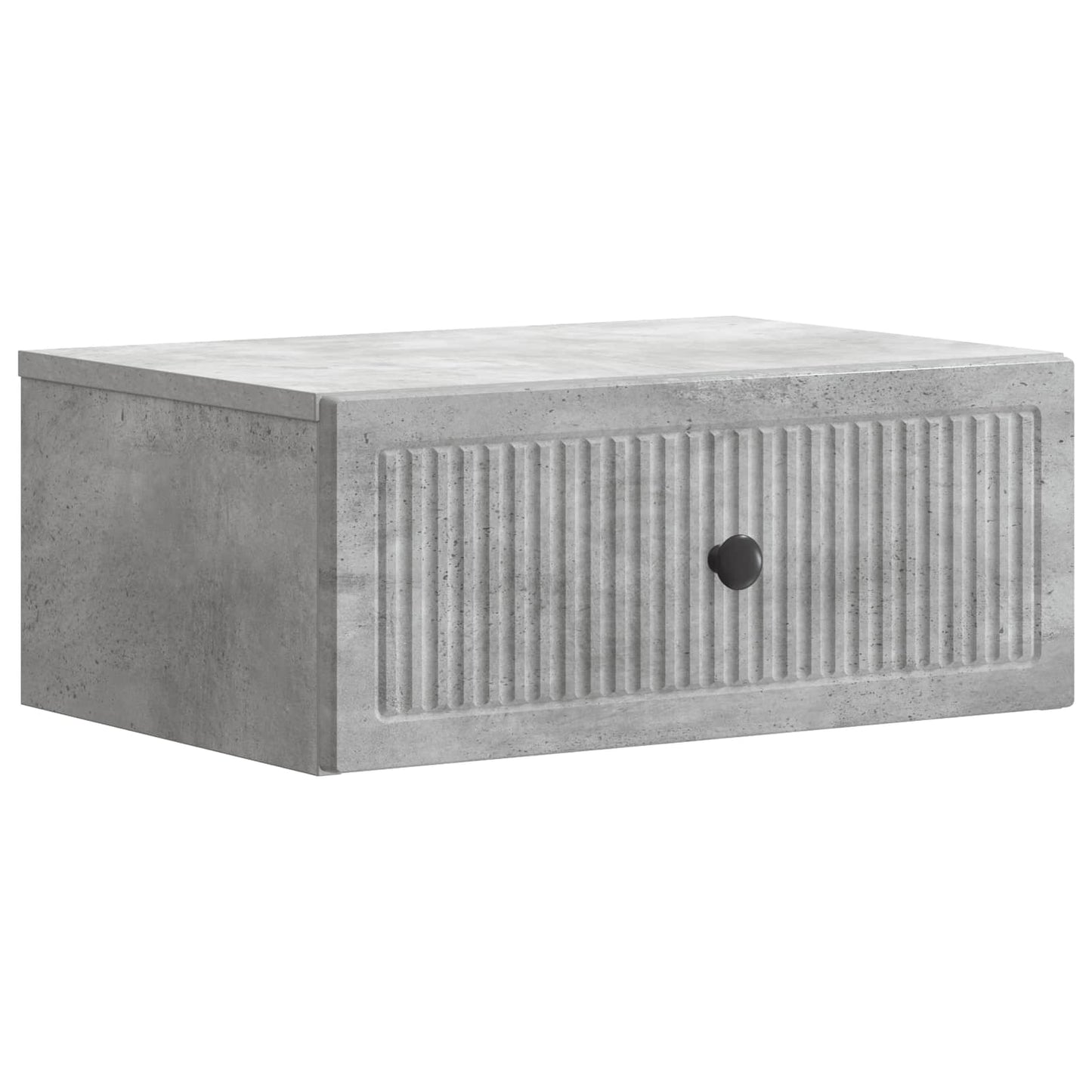 vidaXL Bedside Cabinet 2 pcs Concrete Grey 49 x 34.5 x 20 cm