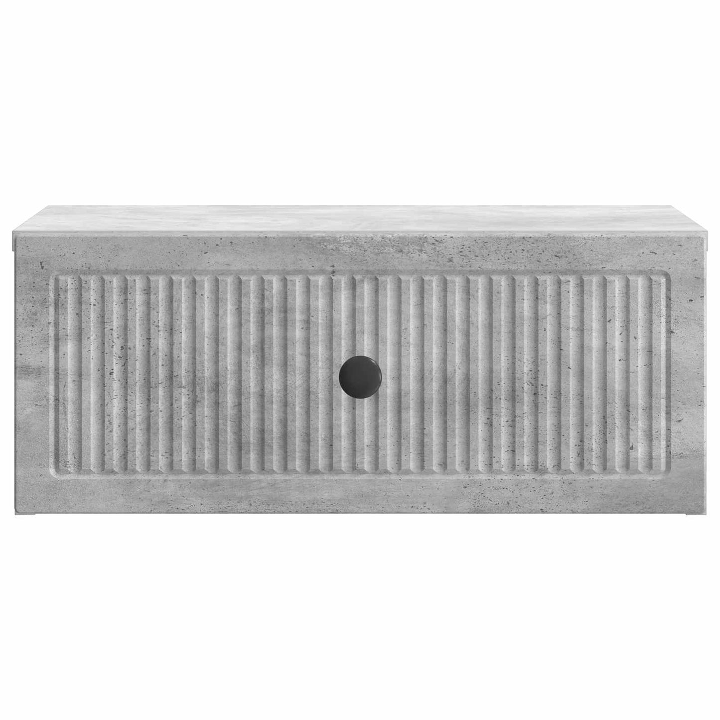 vidaXL Bedside Cabinet 2 pcs Concrete Grey 49 x 34.5 x 20 cm