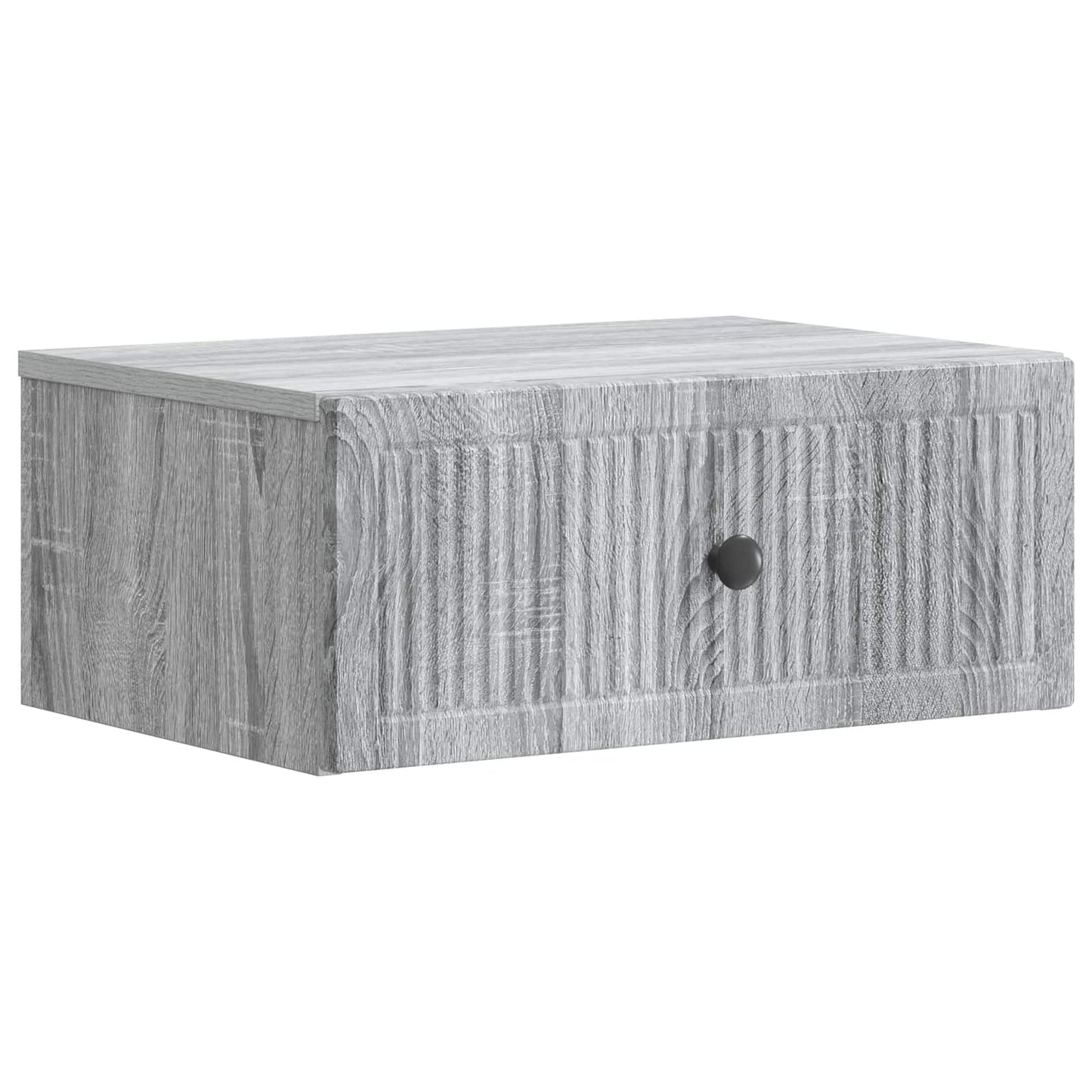 vidaXL Bedside Cabinet Grey Sonoma 49 x 34.5 x 20 cm Engineered Wood