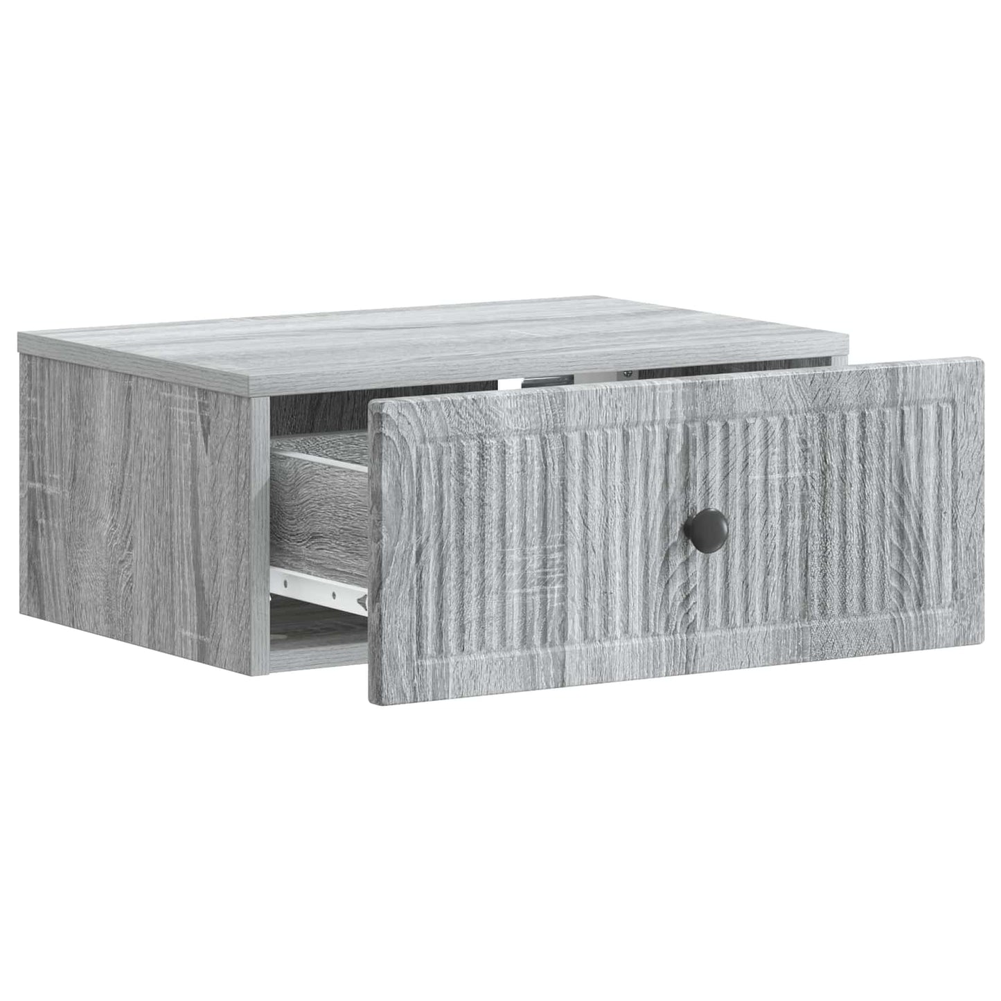 vidaXL Bedside Cabinet Grey Sonoma 49 x 34.5 x 20 cm Engineered Wood