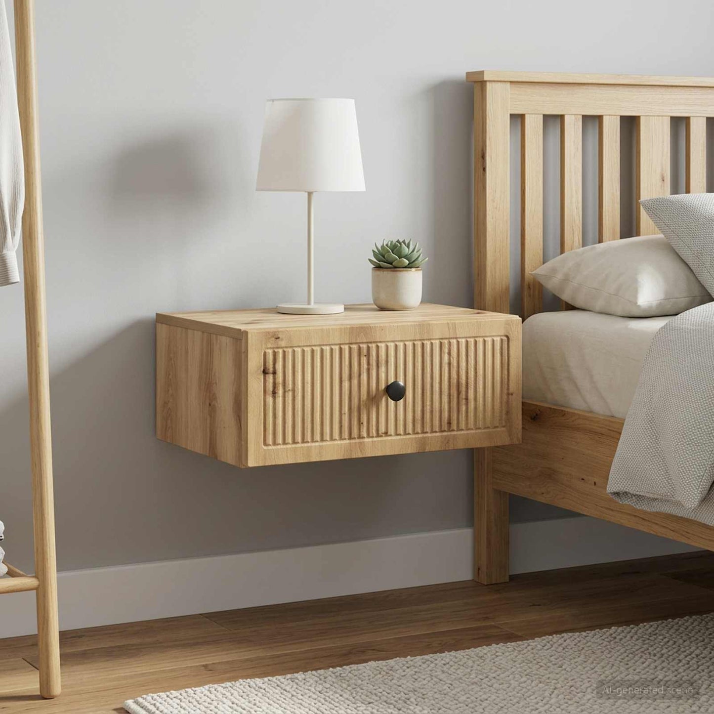 vidaXL Bedside Cabinet 2 pcs Artisan Oak 49 x 34.5 x 20 cm