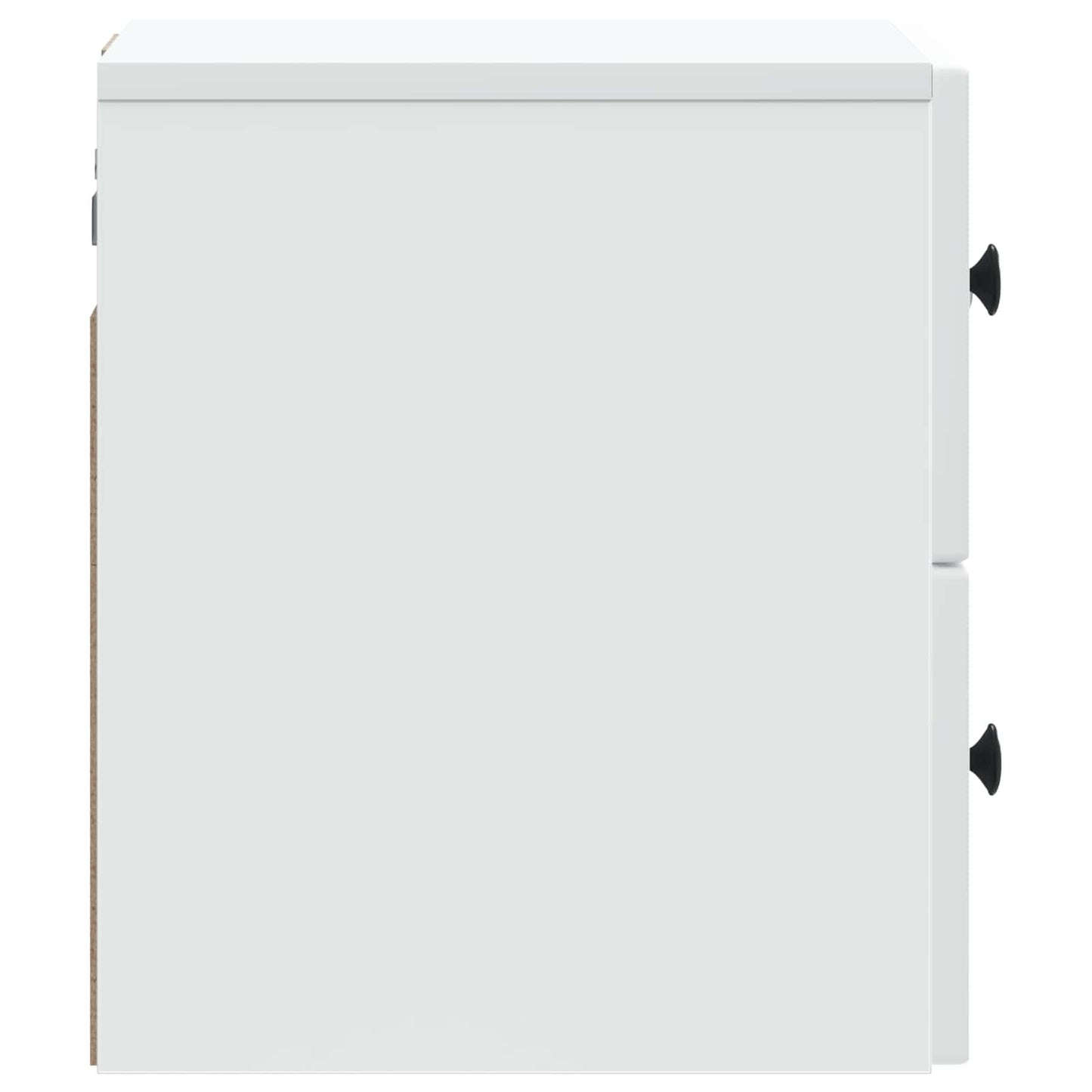 vidaXL Wall-Mounted Bedside Cabinet White 33 x 34.5 x 40 cm