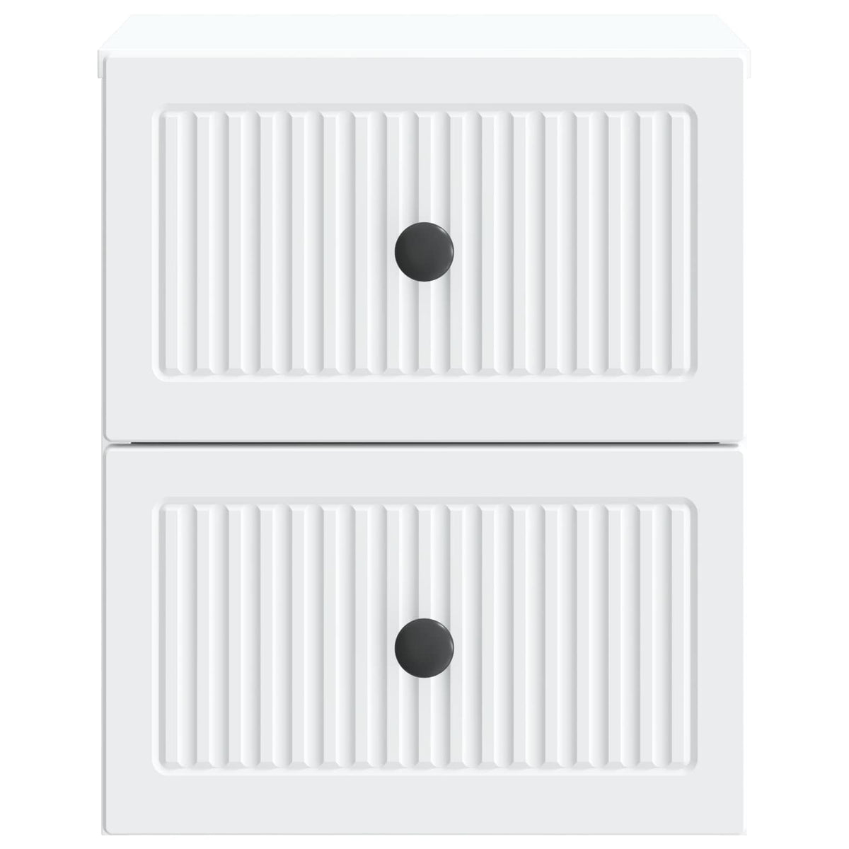 vidaXL Wall-Mounted Bedside Cabinet 2 pcs White 33 x 34.5 x 40 cm