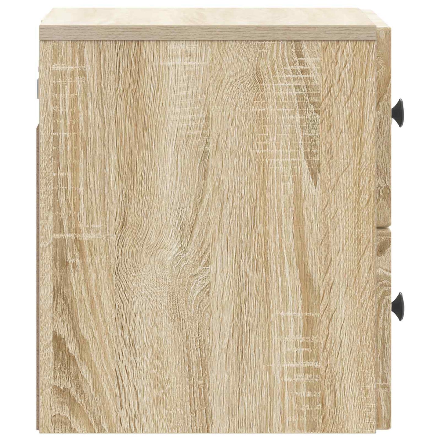 vidaXL Wall-Mounted Bedside Cabinet 2 pcs Sonoma Oak 33 x 34.5 x 40 cm