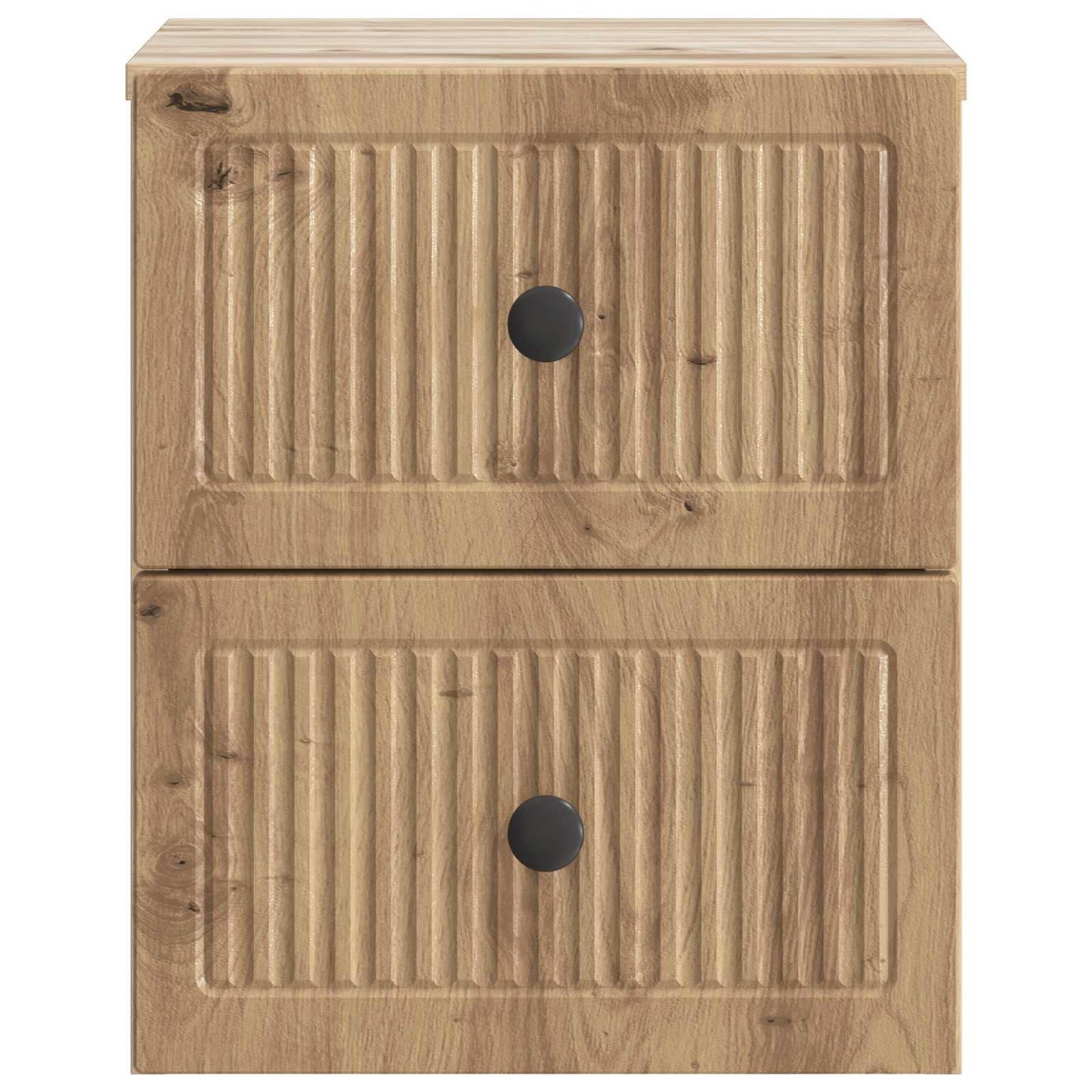 vidaXL Wall-Mounted Bedside Cabinet 2 pcs Artisan Oak Engineered Wood