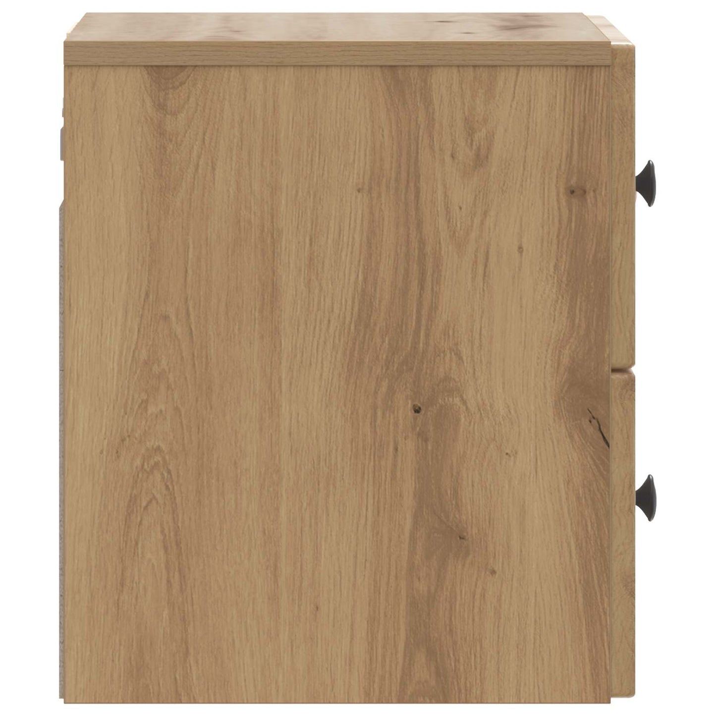 vidaXL Wall-Mounted Bedside Cabinet 2 pcs Artisan Oak Engineered Wood