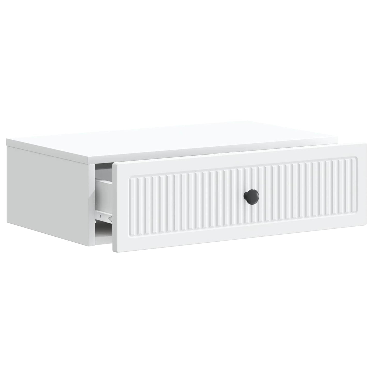 vidaXL Wall-Mounted Side Table White 59 x 34.5 x 17 cm Engineered Wood