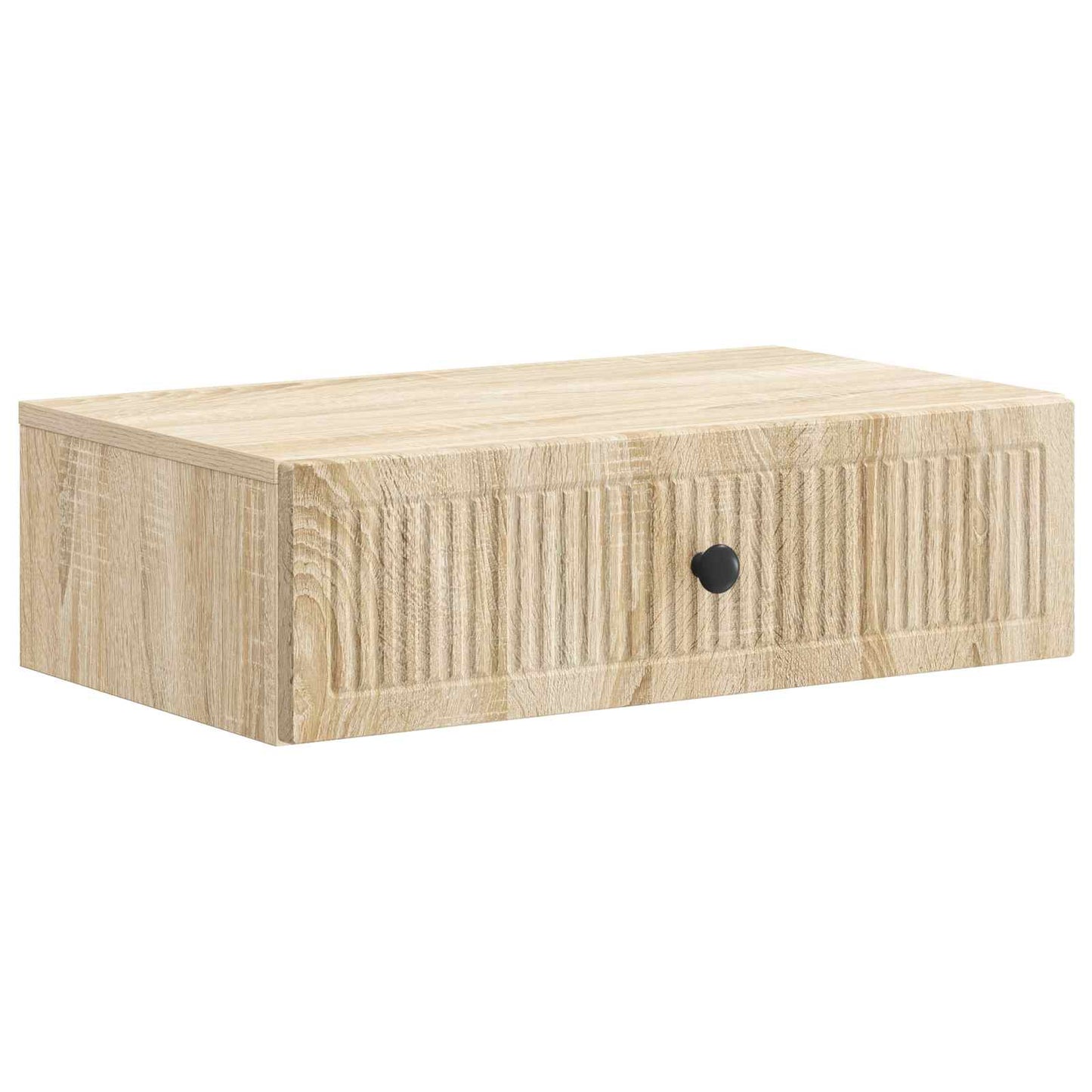 vidaXL Wall-Mounted Side Table Sonoma Oak 59 x 34.5 x 17 cm