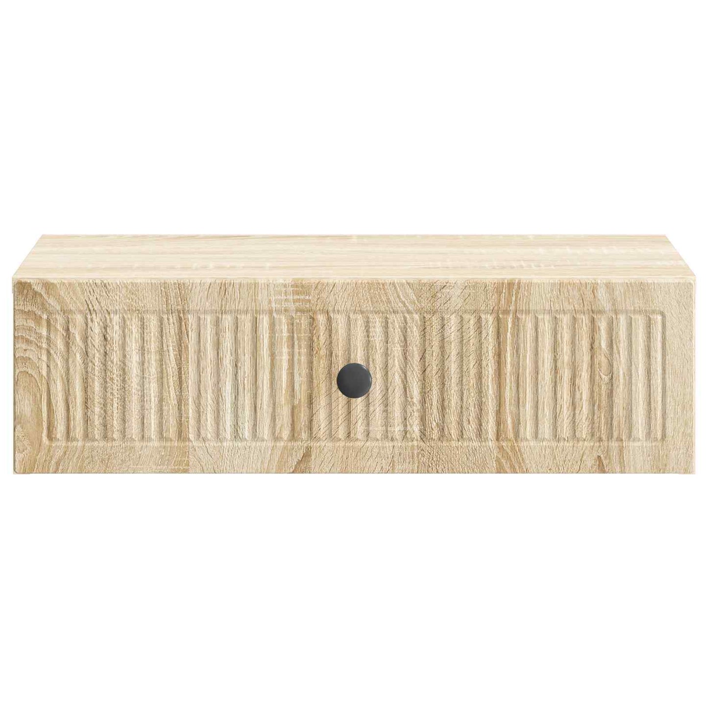 vidaXL Wall-Mounted Side Table Sonoma Oak 59 x 34.5 x 17 cm