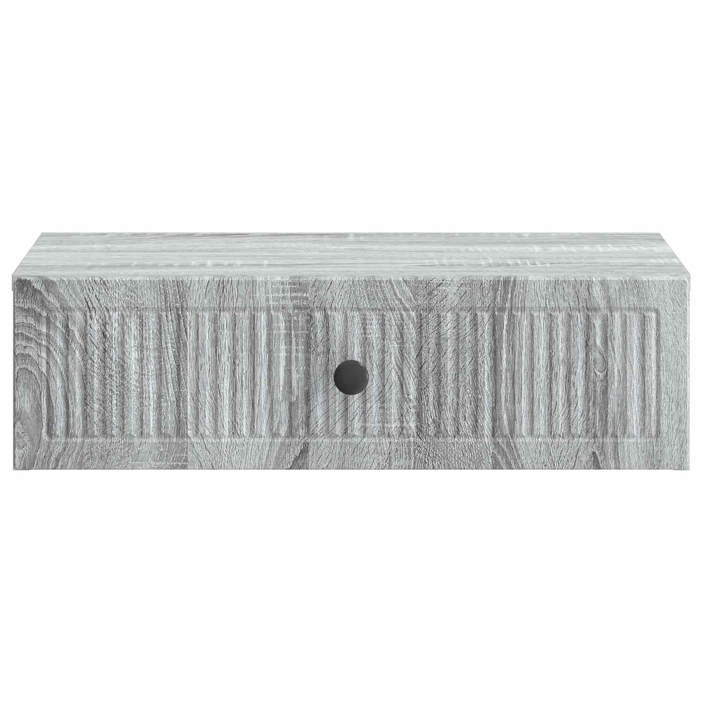 vidaXL Wall-Mounted Side Table Grey Sonoma 59 x 34.5 x 17 cm