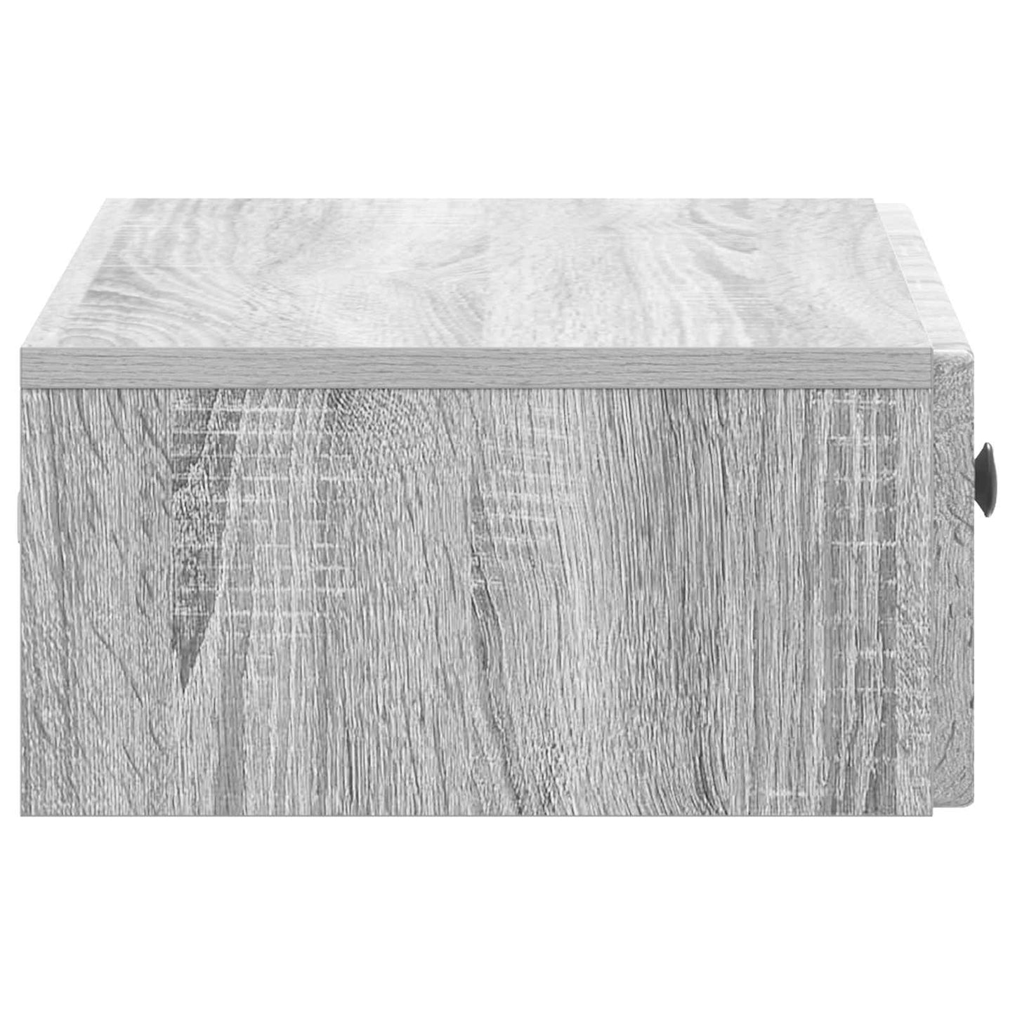 vidaXL Wall-Mounted Side Table Grey Sonoma 59 x 34.5 x 17 cm