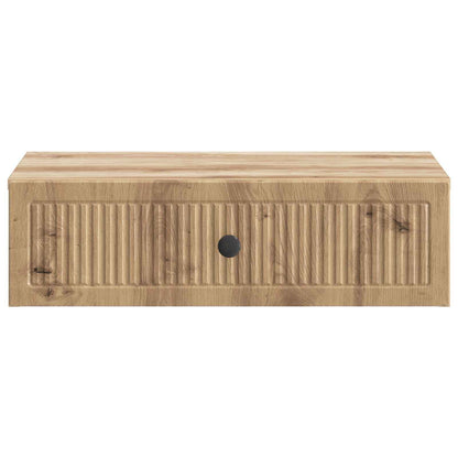 vidaXL Wall-Mounted Side Table 59 x 34.5 x 17 cm Engineered Wood