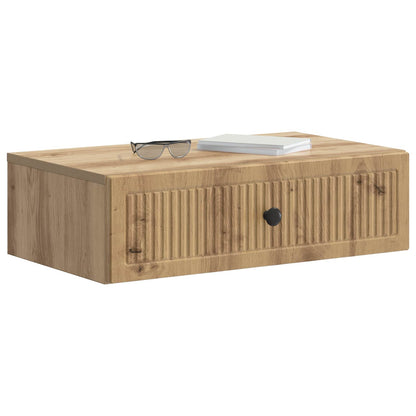vidaXL Wall-Mounted Side Table 59 x 34.5 x 17 cm Engineered Wood