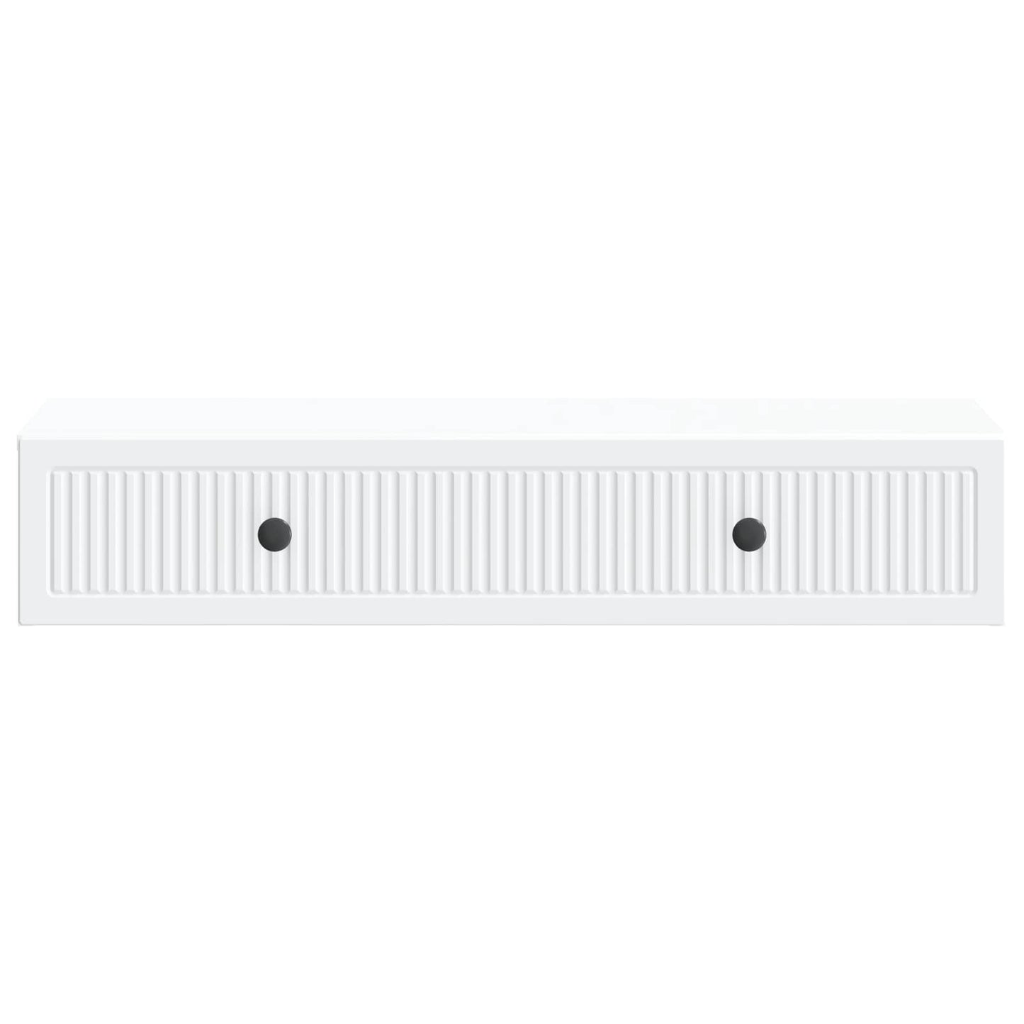 vidaXL Wall-Mounted Side Table Wall-mounted White 87.5 x 34.5 x 17 cm