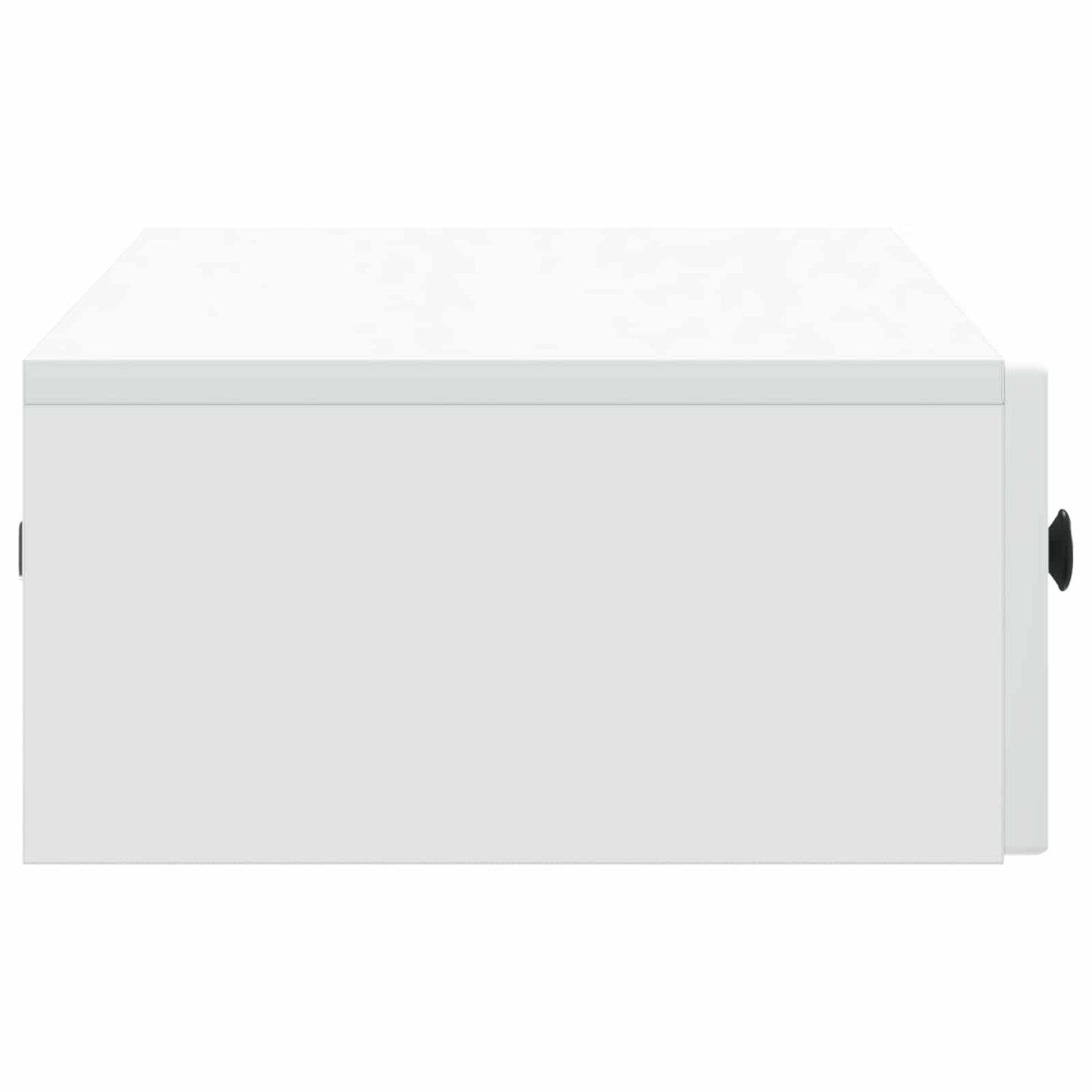 vidaXL Wall-Mounted Side Table Wall-mounted White 87.5 x 34.5 x 17 cm