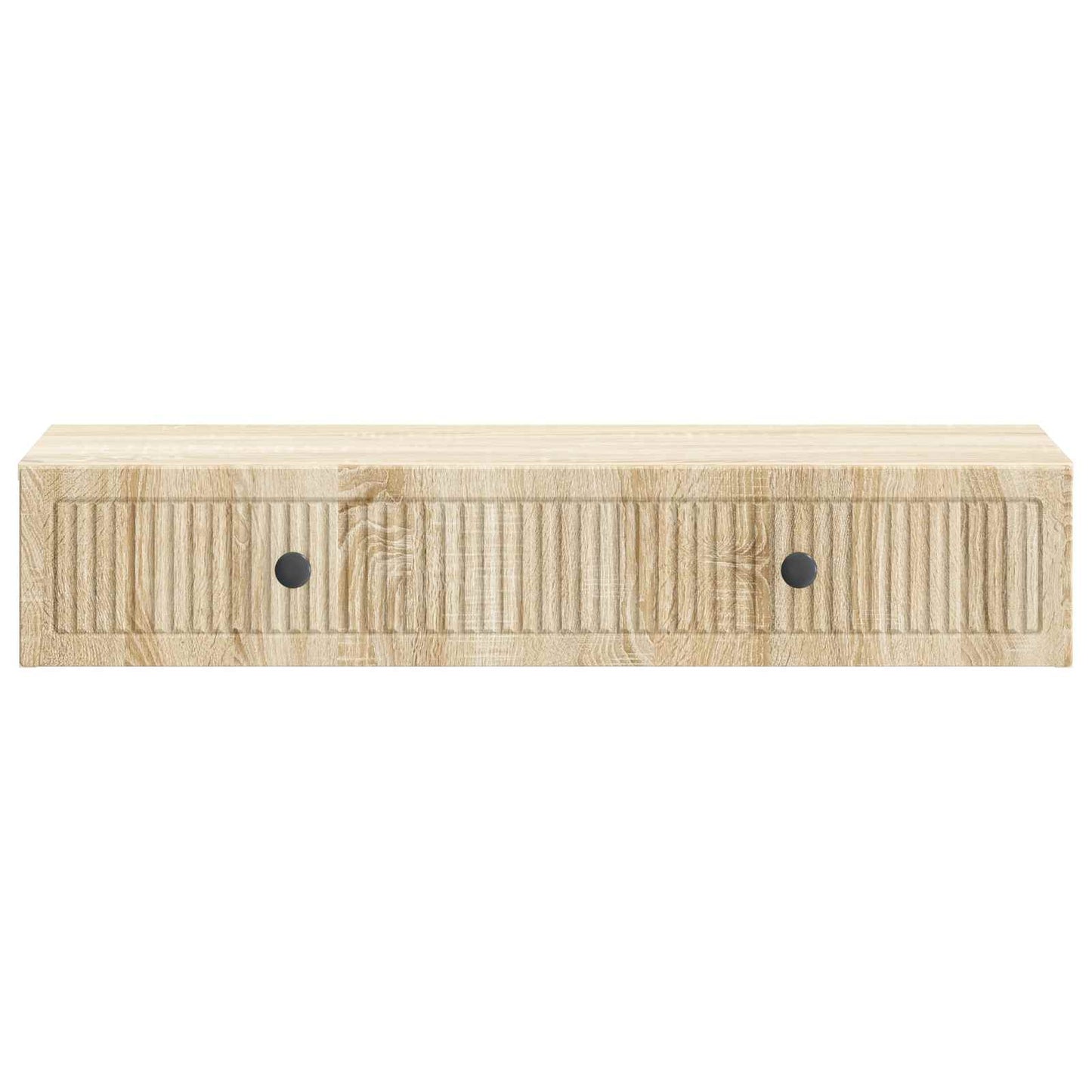 vidaXL Wall-Mounted Side Table Sonoma Oak 87.5 x 34.5 x 17 cm