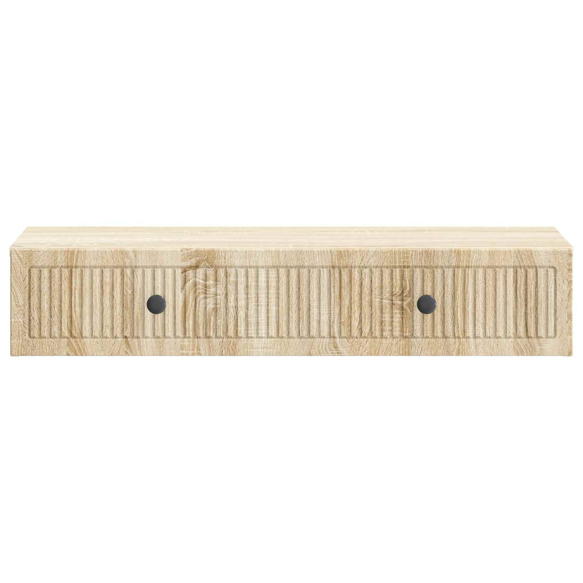 vidaXL Wall-Mounted Side Table Sonoma Oak 87.5 x 34.5 x 17 cm