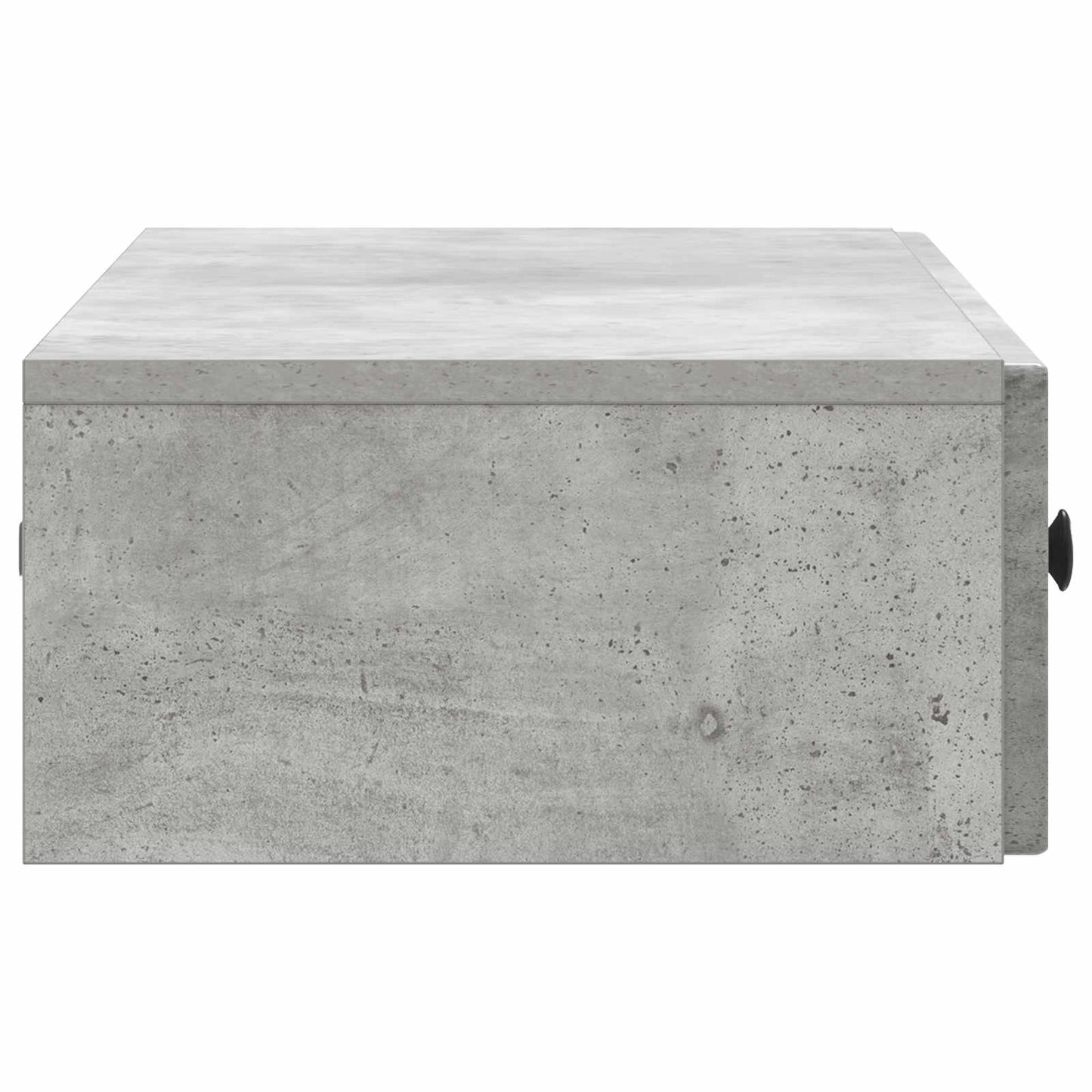 vidaXL Wall-Mounted Side Table Concrete Grey 87.5 x 34.5 x 17 cm