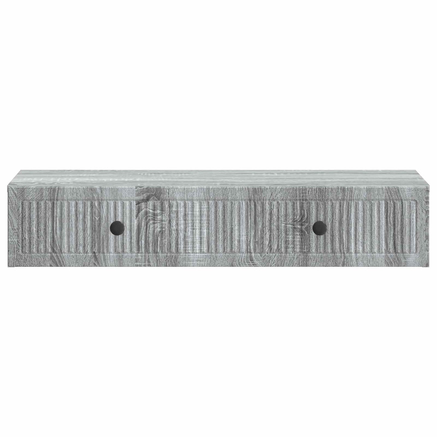 vidaXL Wall-Mounted Side Table Grey Sonoma 87.5 x 34.5 x 17 cm