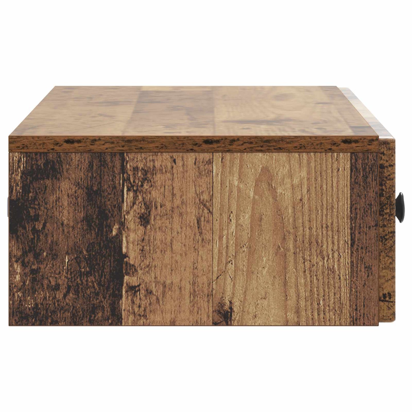 vidaXL Wall-Mounted Side Table Old Wood 87.5 x 34.5 x 17 cm