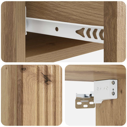vidaXL Wall-Mounted Side Table 87.5 x 34.5 x 17 cm Engineered Wood