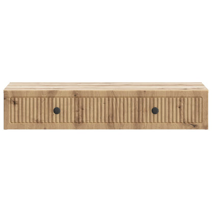 vidaXL Wall-Mounted Side Table 87.5 x 34.5 x 17 cm Engineered Wood