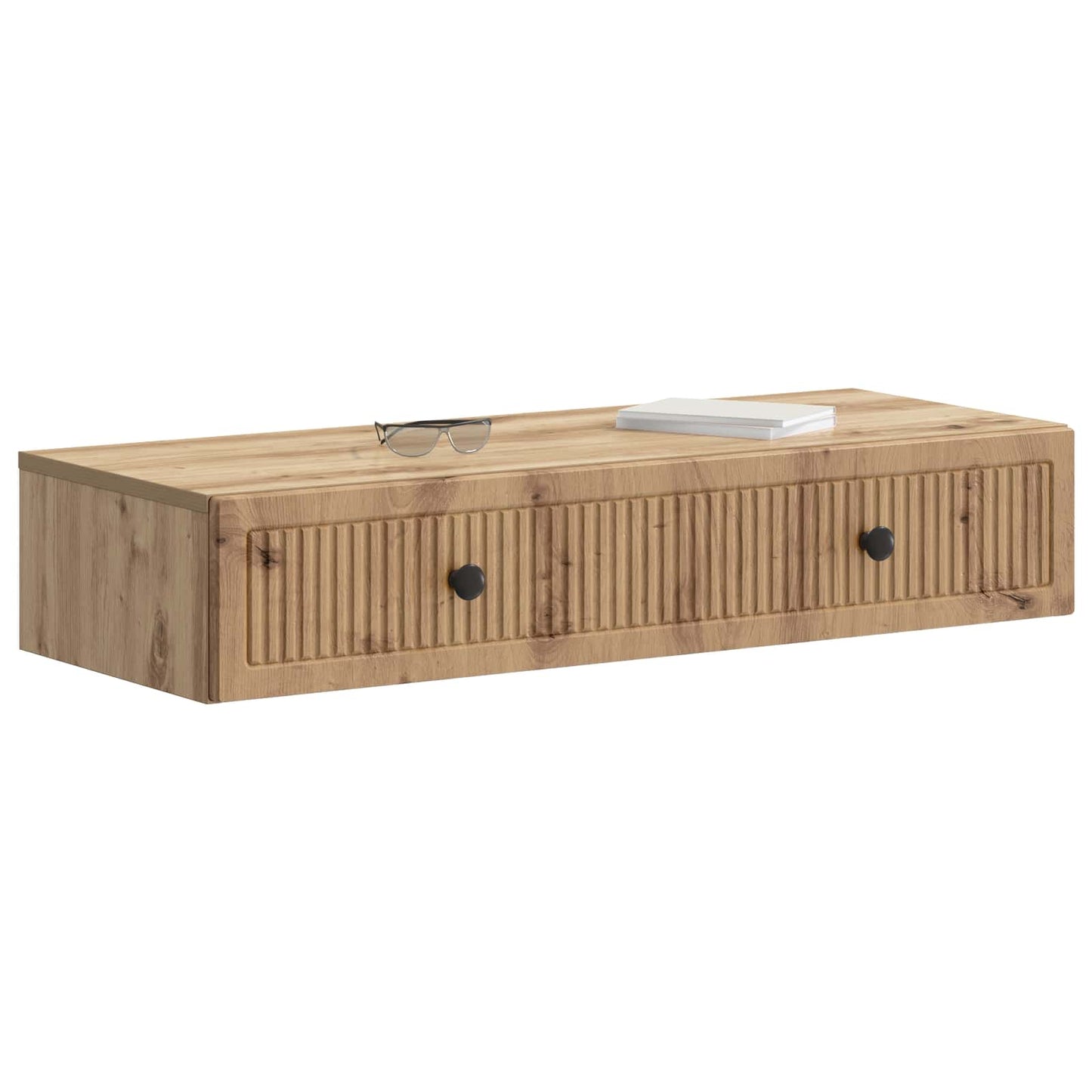 vidaXL Wall-Mounted Side Table 87.5 x 34.5 x 17 cm Engineered Wood