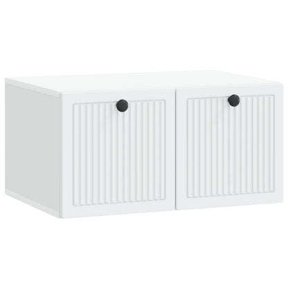 vidaXL Wall-Mounted TV Cabinet White 59.5 x 41 x 30 cm Engineered Wood