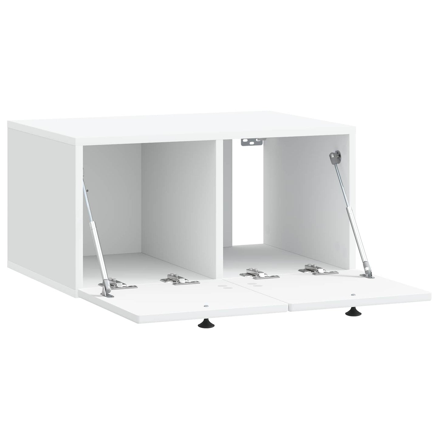 vidaXL Wall-Mounted TV Cabinet White 59.5 x 41 x 30 cm Engineered Wood