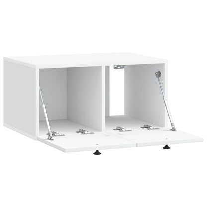 vidaXL Wall-Mounted TV Cabinet White 59.5 x 41 x 30 cm Engineered Wood