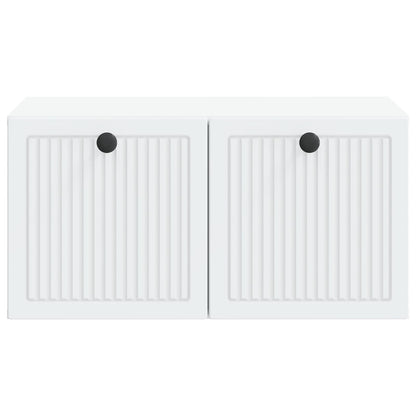vidaXL Wall-Mounted TV Cabinet White 59.5 x 41 x 30 cm Engineered Wood