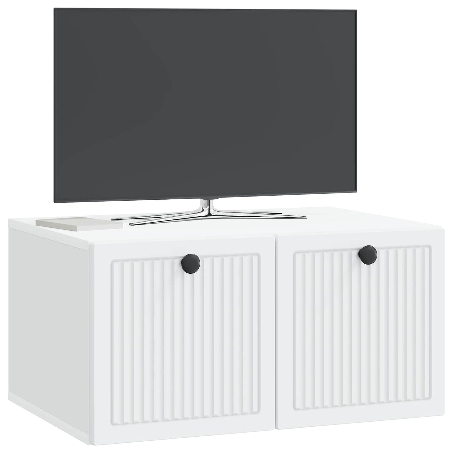 vidaXL Wall-Mounted TV Cabinet White 59.5 x 41 x 30 cm Engineered Wood
