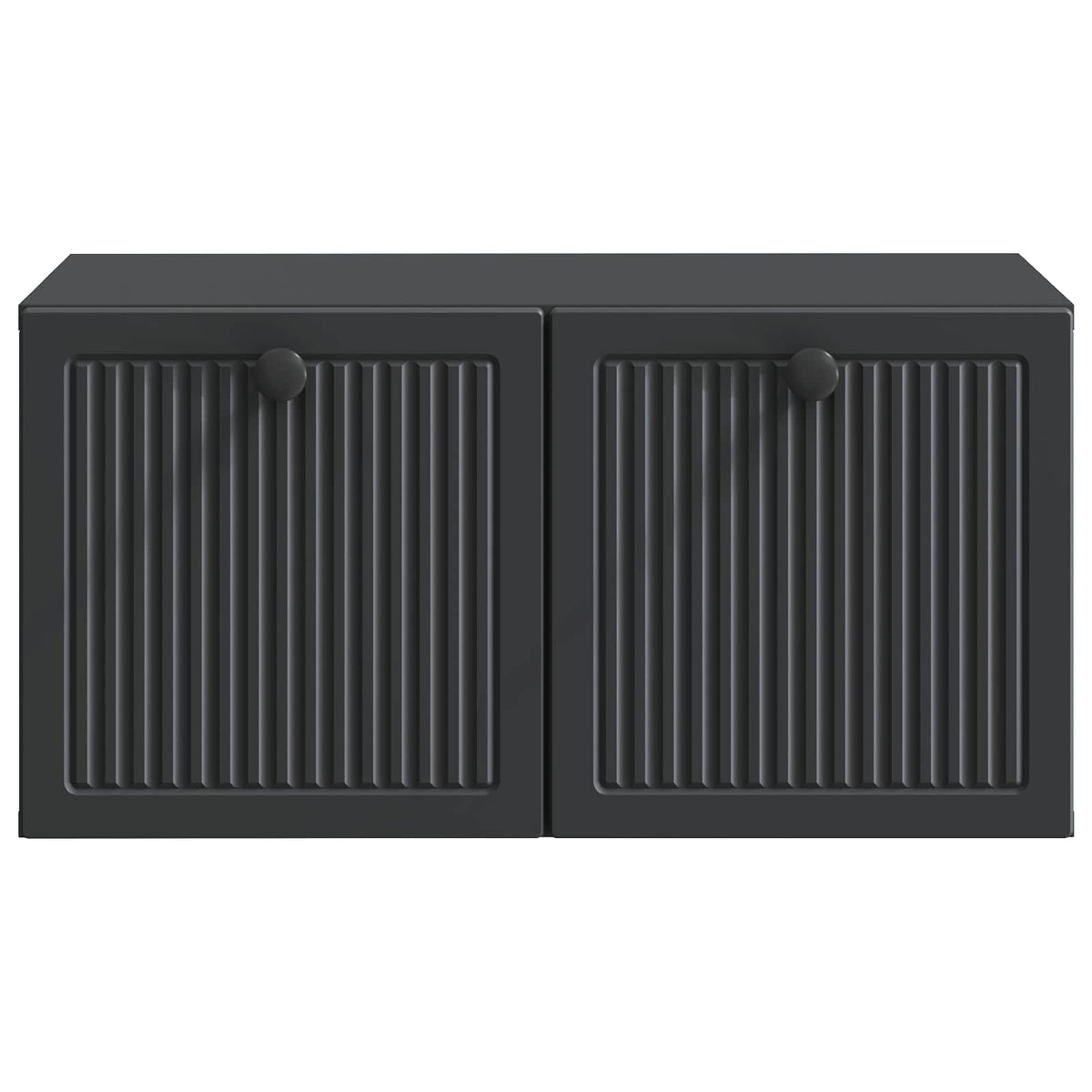 vidaXL Wall-Mounted TV Cabinet Black 59.5 x 41 x 30 cm Engineered Wood