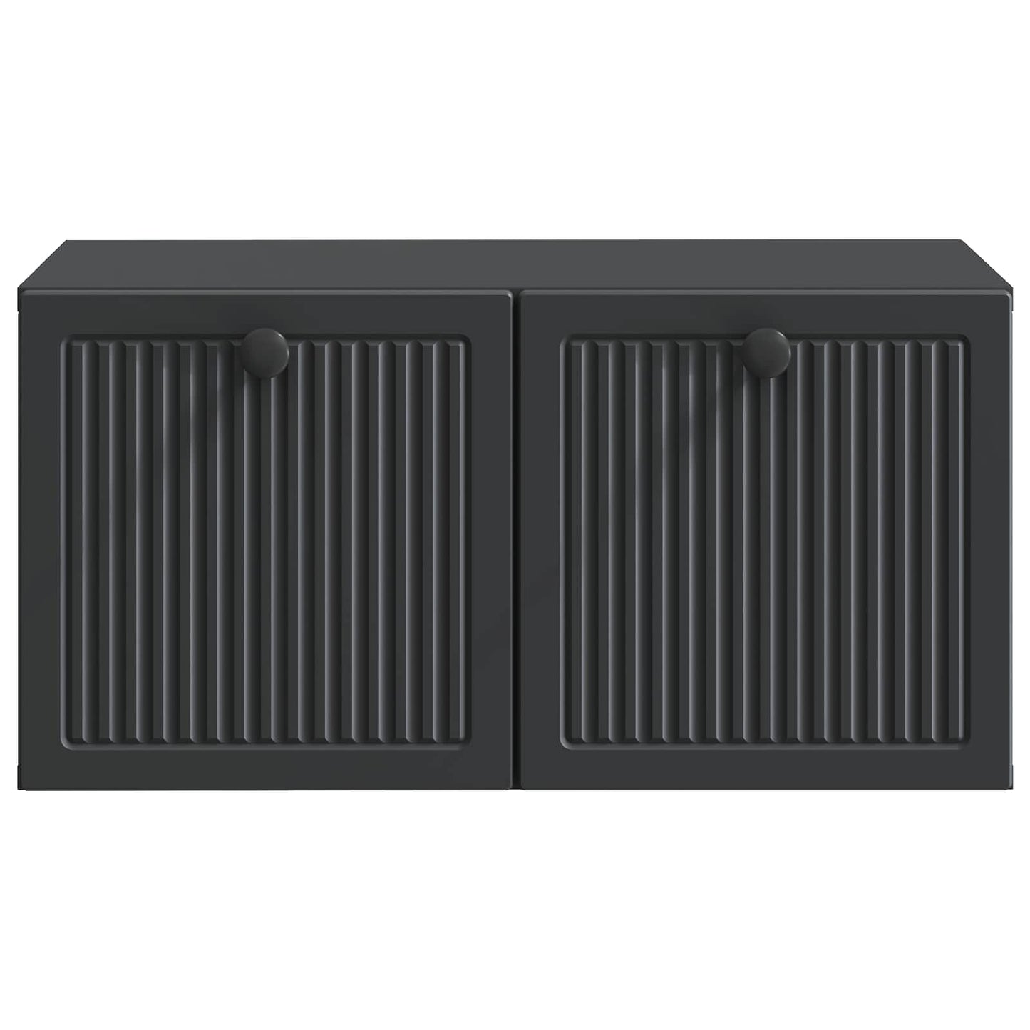 vidaXL Wall-Mounted TV Cabinet Black 59.5 x 41 x 30 cm Engineered Wood