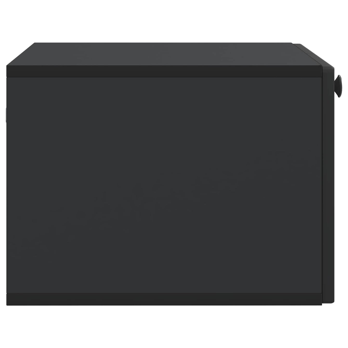vidaXL Wall-Mounted TV Cabinet Black 59.5 x 41 x 30 cm Engineered Wood