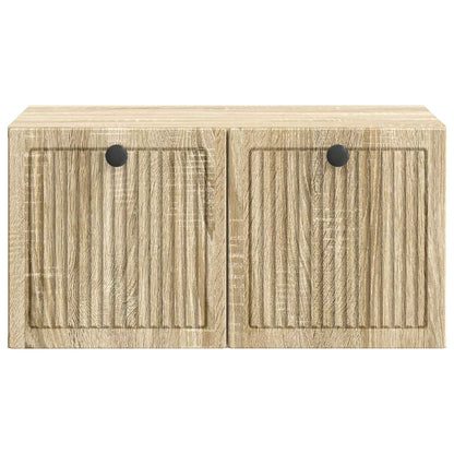 vidaXL Wall-Mounted TV Cabinet Sonoma Oak 59.5 x 41 x 30 cm