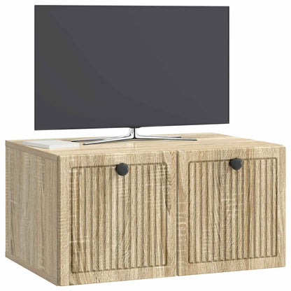 vidaXL Wall-Mounted TV Cabinet Sonoma Oak 59.5 x 41 x 30 cm