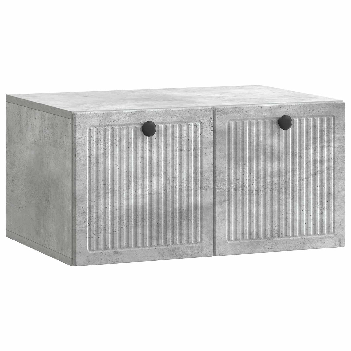 vidaXL Wall-Mounted TV Cabinet Concrete Grey 59.5 x 41 x 30 cm