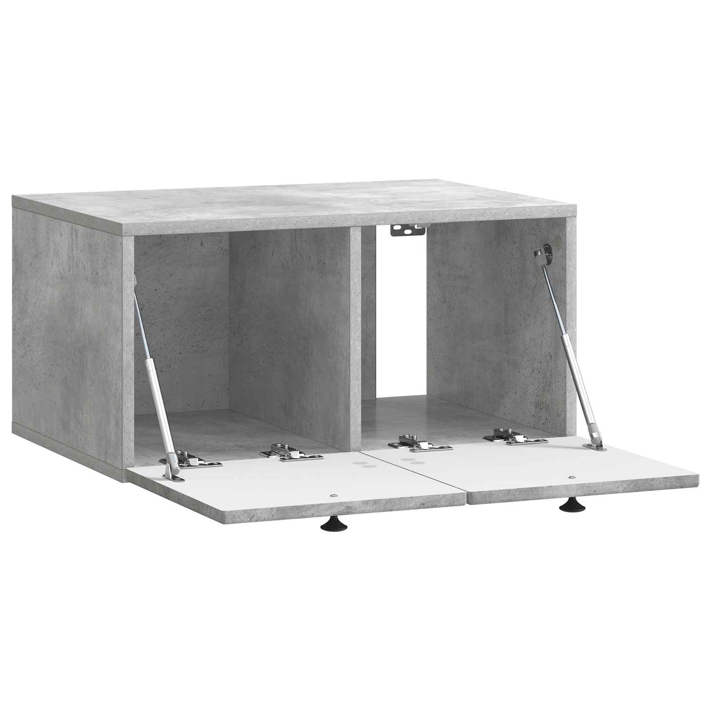 vidaXL Wall-Mounted TV Cabinet Concrete Grey 59.5 x 41 x 30 cm