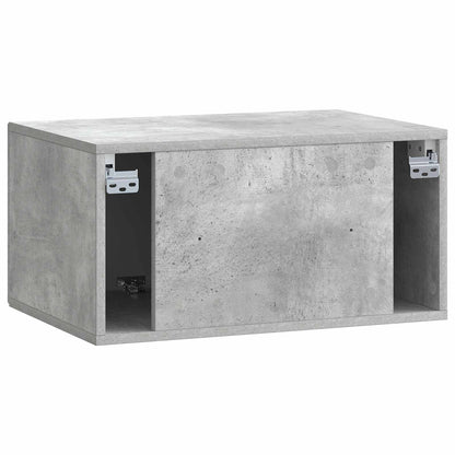 vidaXL Wall-Mounted TV Cabinet Concrete Grey 59.5 x 41 x 30 cm