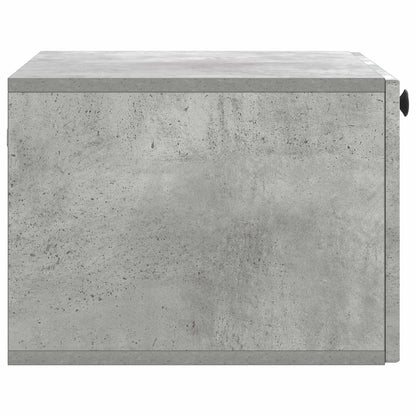 vidaXL Wall-Mounted TV Cabinet Concrete Grey 59.5 x 41 x 30 cm