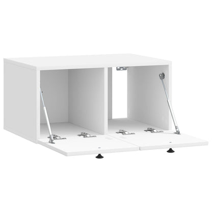 vidaXL Wall-Mounted TV Cabinet High Gloss White 59.5 x 41 x 30 cm
