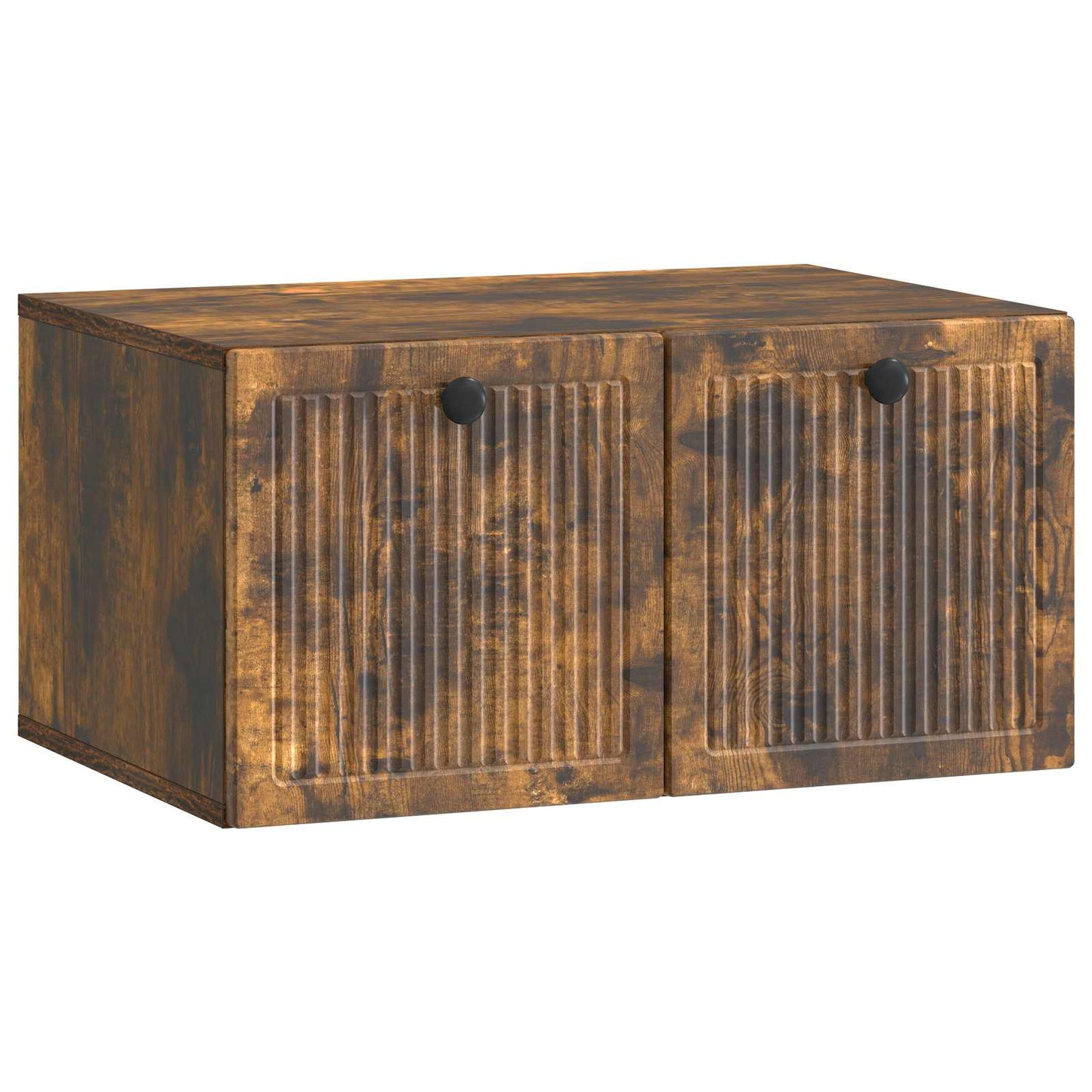 vidaXL Wall-Mounted TV Cabinet Smoked Oak 59.5 x 41 x 30 cm