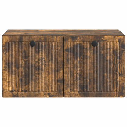 vidaXL Wall-Mounted TV Cabinet Smoked Oak 59.5 x 41 x 30 cm