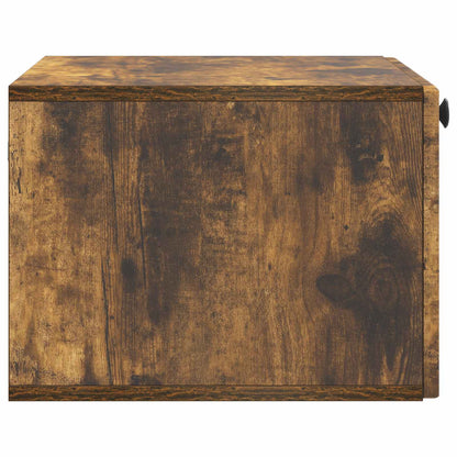 vidaXL Wall-Mounted TV Cabinet Smoked Oak 59.5 x 41 x 30 cm