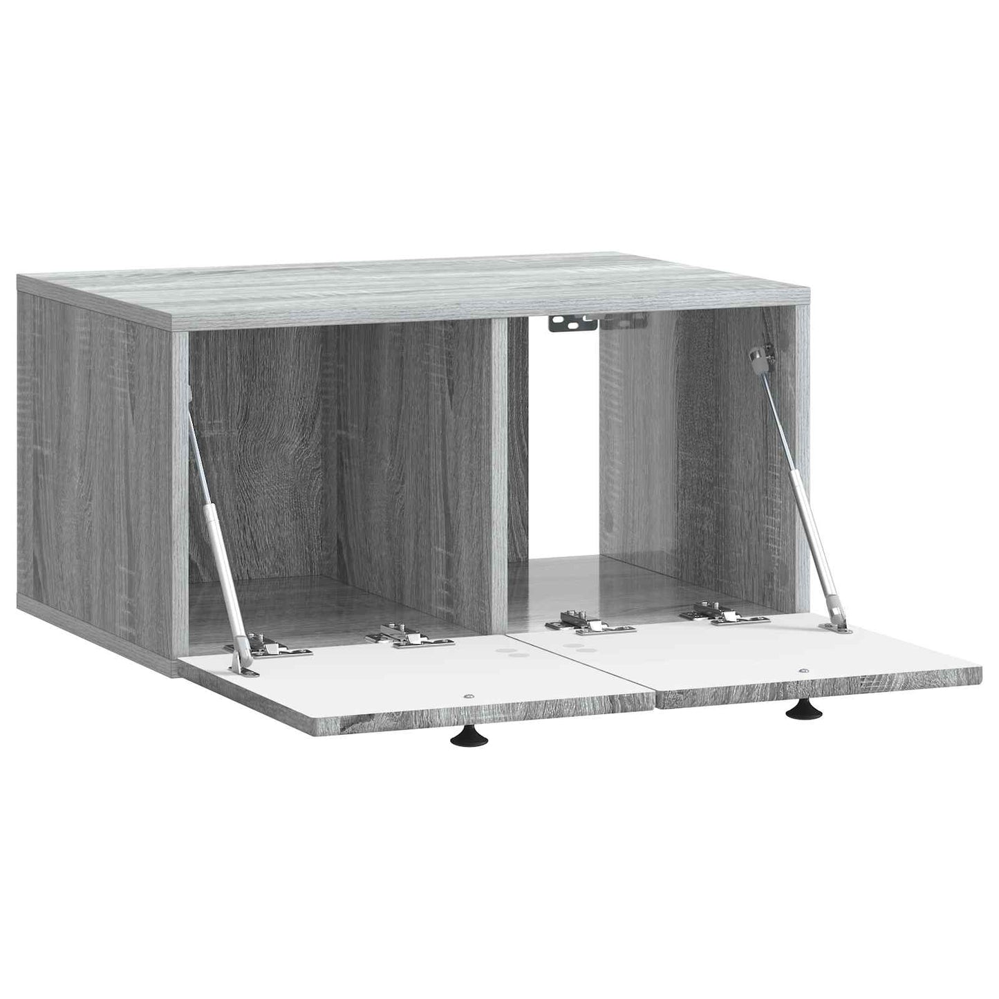 vidaXL Wall-Mounted TV Cabinet Grey Sonoma 59.5 x 41 x 30 cm