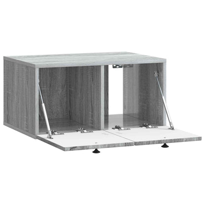 vidaXL Wall-Mounted TV Cabinet Grey Sonoma 59.5 x 41 x 30 cm