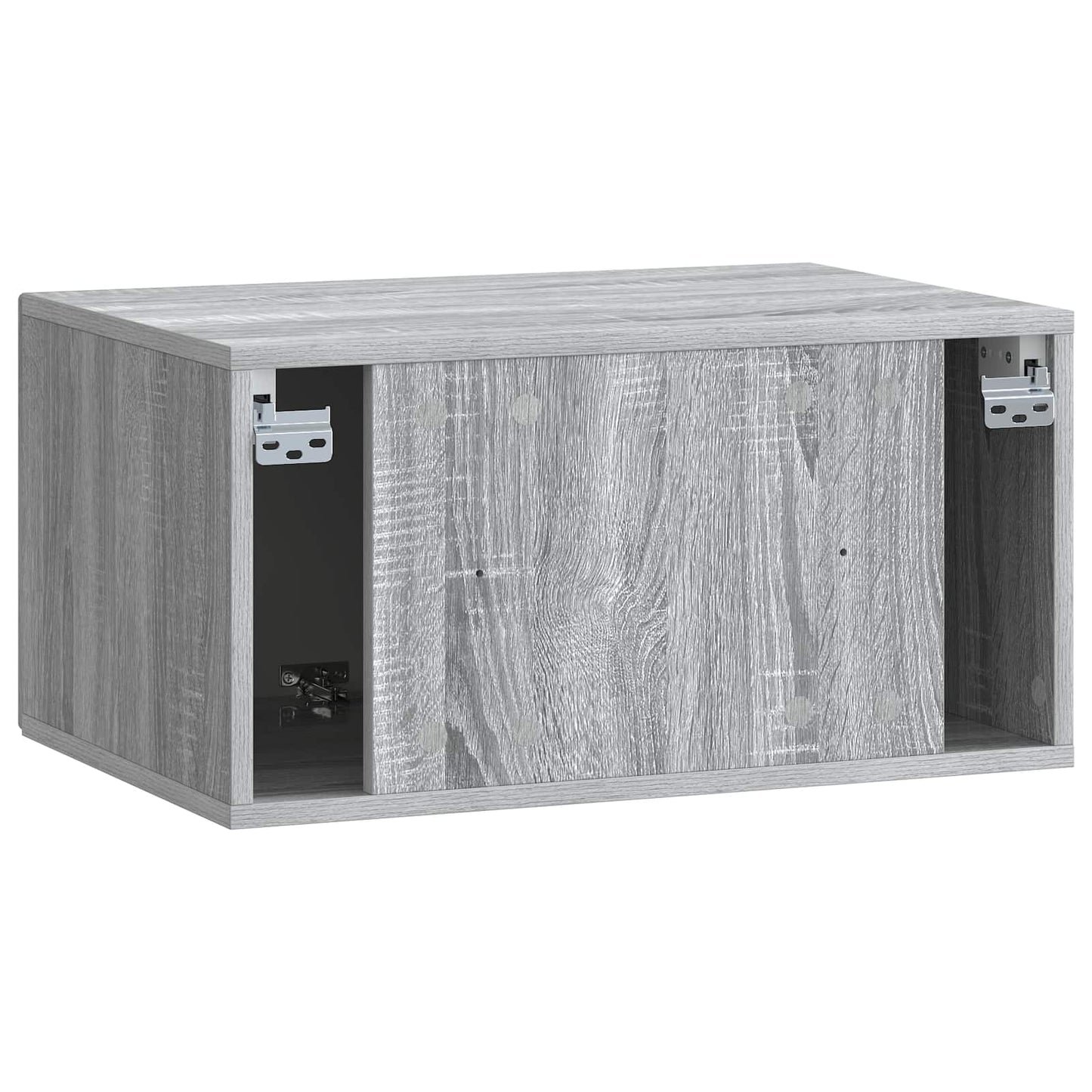vidaXL Wall-Mounted TV Cabinet Grey Sonoma 59.5 x 41 x 30 cm