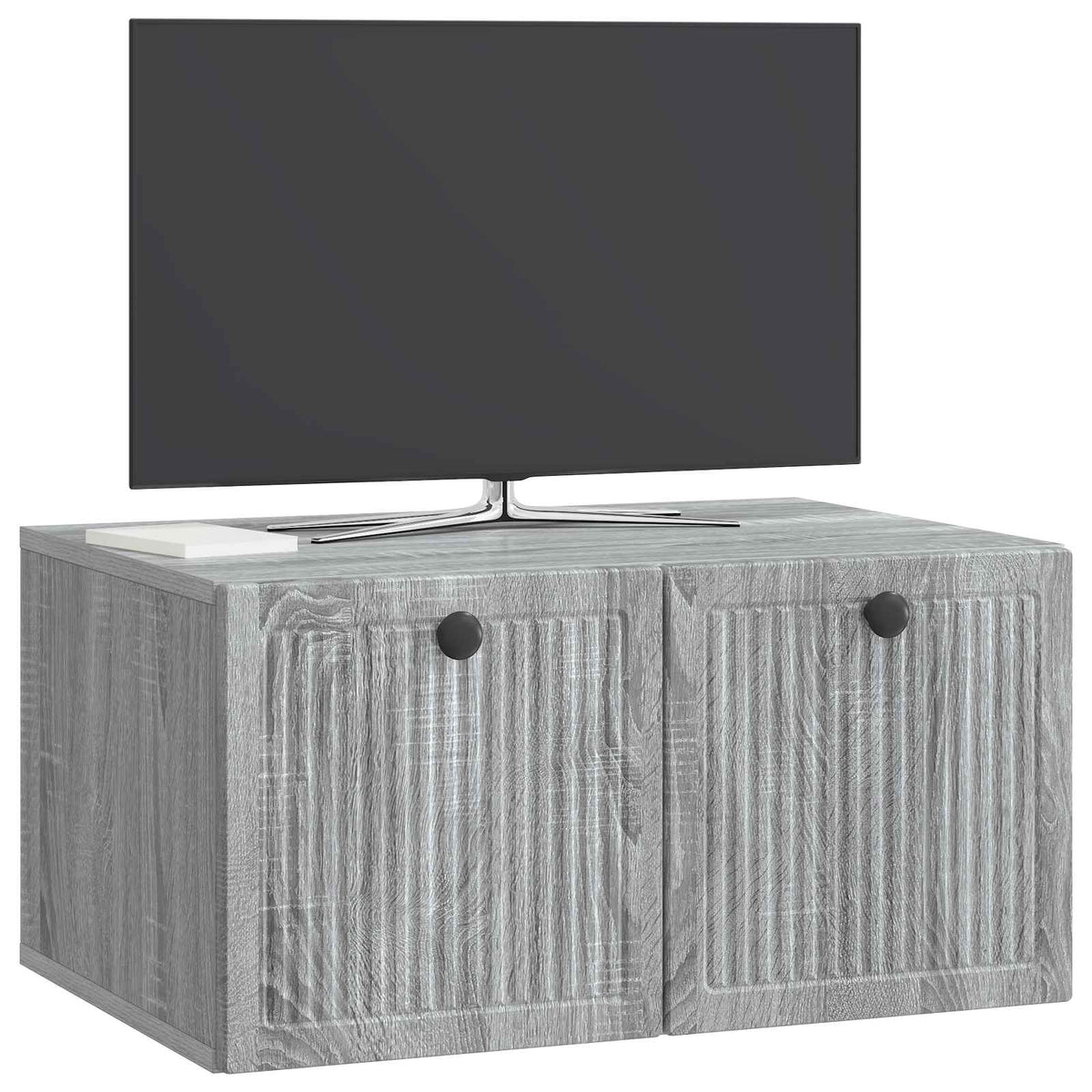 vidaXL Wall-Mounted TV Cabinet Grey Sonoma 59.5 x 41 x 30 cm