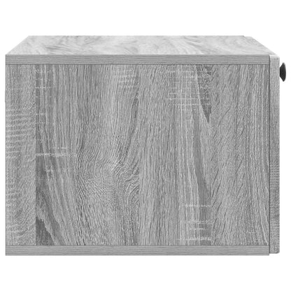 vidaXL Wall-Mounted TV Cabinet Grey Sonoma 59.5 x 41 x 30 cm